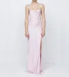 BEC & BRIDGE JOELLE SPLIT MAXI DRESS IN QUARTZ PINK