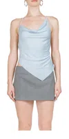 Bec & Bridge Lexie Halter Top In Ice Blue In Blue