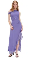Bec & Bridge Maeva Maxi Dress Grape In Grape