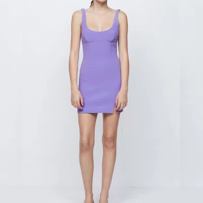 Bec & Bridge Marisol Scoop Mini Dress In Purple