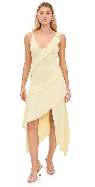 Bec & Bridge Marnie Asymmetrical Dress Butter