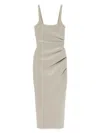 Bec & Bridge Karina Tuck Ruched Midi Dress In Green
