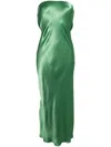 Bec & Bridge Moon Dance Strapless Woven Midi Dress In 绿色