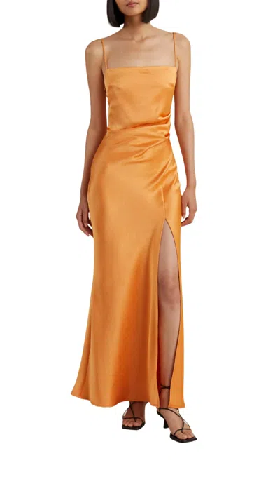 Pre-owned Bec & Bridge Bec + Bridge Nadia Dress For Women In Orange