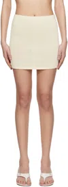 Bec & Bridge Off-white Milla Miniskirt In White