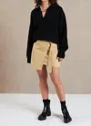 Bec & Bridge Peyton Mini Skirt In Sand In Beige