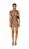 Shop Bec & Bridge Western Sun Mini Dress In Bandana