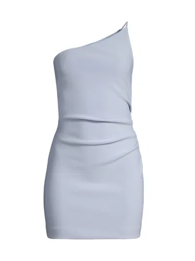 Bec & Bridge Women's Nala One-shoulder Minidress In Meridian Blue