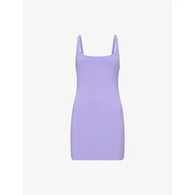 Bec & Bridge Womens Reina Sleeveless Stretch-crepe Mini Dress Grape