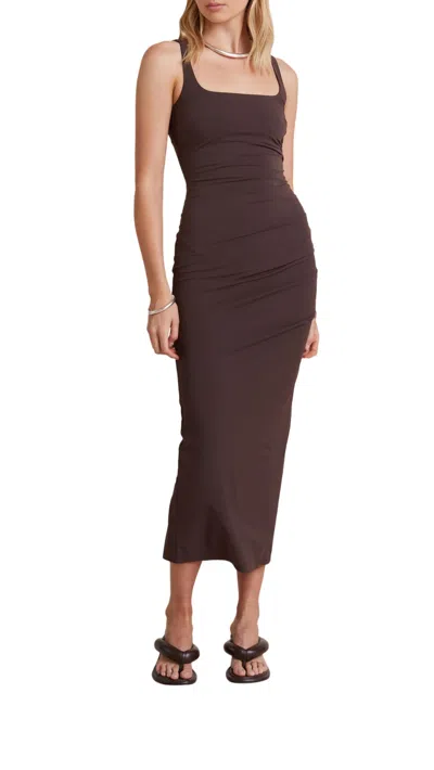Bec & Bridge Brown Jones Maxi Dress In Black