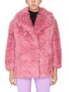 Becagli Since 1994 Mid-length Mohair Coat In Multi