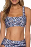 Becca Animal Kingdom Bralette - Plus In Python In Multi
