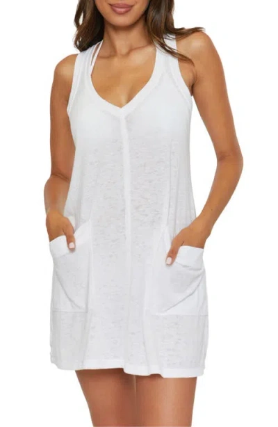 Becca Beach Date Cover-up Dress In White