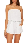 Becca Beach Date Strapless Cover-up Romper