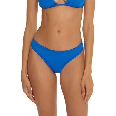 Becca Bella Hipster Bikini Bottoms In Blue