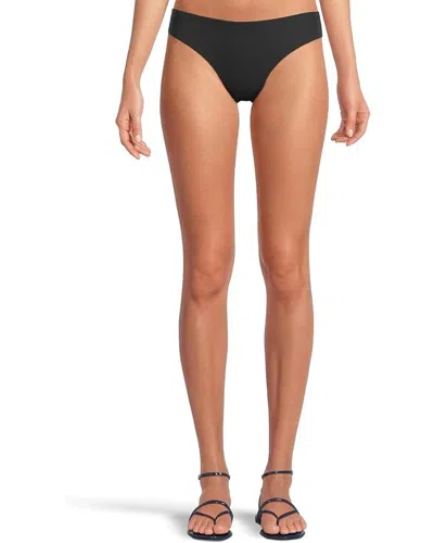 Becca Bikini Bottom Womens Black Modern Edge Rib American Fit Buu1270