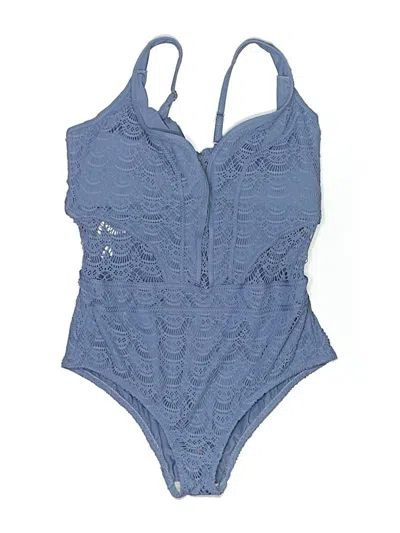 Pre-owned Becca Bodysuit In Blue