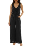 Becca Breezy Basic Cover-up Jumpsuit In Black