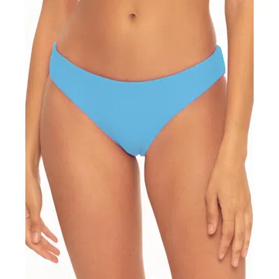Becca By Rebecca Virtue Adela Womens Low Rise Bikini Swim Bottom Separates In Blue
