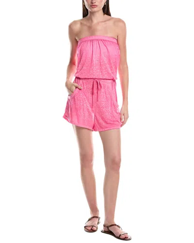 Becca By Rebecca Virtue Beach Date Romper In Pink
