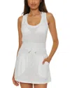 Becca By Rebecca Virtue Beach Date Scoop Neck Dress In White