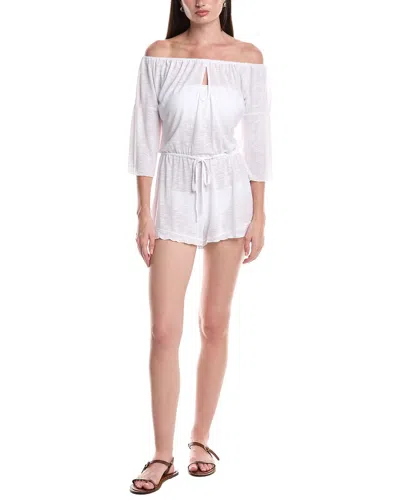 Becca By Rebecca Virtue Breezy Basics Romper In White