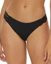 Becca By Rebecca Virtue Colette American Fit Bikini Bottom In Black