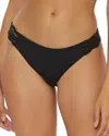 Becca By Re Virtue Womens Black Colette American Fit Bikini Bottom Buu044 In Black