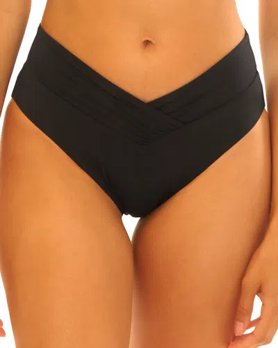 Becca By Rebecca Virtue Color Code American Fit Bikini Bottom In Black
