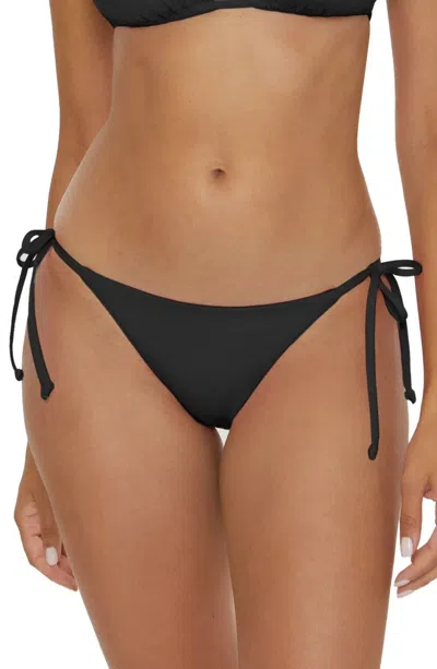 Becca By Re Virtue Color Code Bikini Bottom Womens Black Side Tie Jzz954