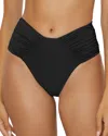 Becca By Rebecca Virtue Color Code French Cut Bikini Bottom In Black