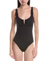 Becca By Rebecca Virtue Color Code V-wire One-piece In Black