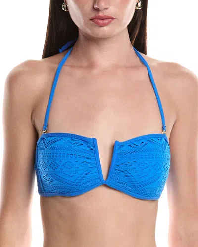 Becca By Rebecca Virtue Color Play Bandeau Top In Blue