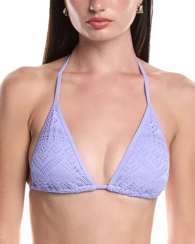 Becca By Rebecca Virtue Color Play Triangle Top In Purple