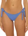 Becca By Rebecca Virtue Demi Modern Edge Bikini Bottoms In Purple
