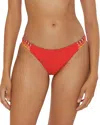 Becca By Rebecca Virtue Kaleidoscope Bikini Bottom In Fire