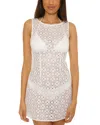 Becca By Rebecca Virtue Las Colinas Lace Dress Swim Cover-up In White