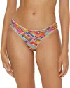 Becca By Rebecca Virtue Las Palmas Adela Bikini Bottom In Multi