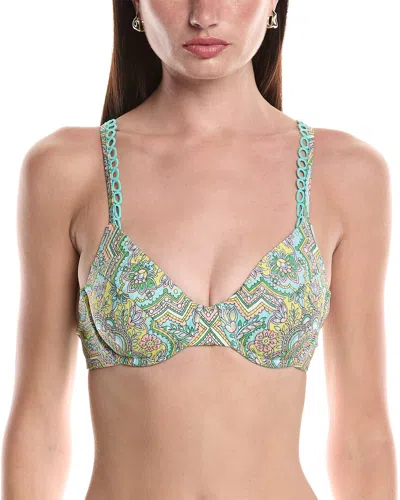 Becca By Rebecca Virtue Martinique Underwire Top In Green
