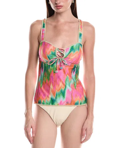 Becca By Rebecca Virtue Mirage Tankini Top In Multi