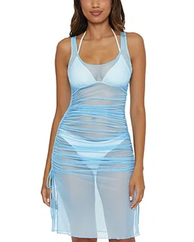 Becca By Rebecca Virtue Muse Scoop-neck Dress Swim Cover-up In Ice Blue