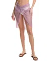 Becca By Rebecca Virtue Network Wrap Sarong In Purple