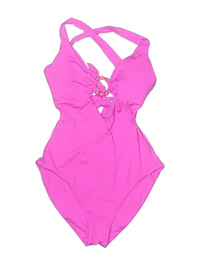 Pre-owned Becca By Rebecca Virtue One Piece Swimsuit In Pink