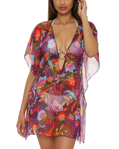 Becca By Rebecca Virtue Portofino Tunic Swim Cover-up In Multi