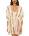 Becca By Rebecca Virtue Radiance Tunic Swim Cover-up In Multi