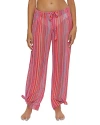 Becca By Rebecca Virtue Seaside Crochet Pants Cover Up In Pink Glow