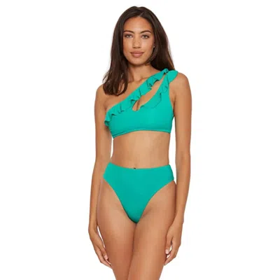 Becca By Re Virtue Socialite Jasper Vivienne Womens Bikini Top Jzz472 In Green