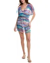Becca By Rebecca Virtue Sound Waves Tunic In Purple