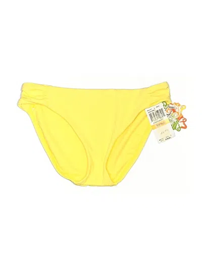 Pre-owned Becca By Rebecca Virtue Swimsuit Bottoms In Yellow
