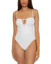 Becca By Rebecca Virtue The Butterfly Multi Way One Piece Swimsuit In White